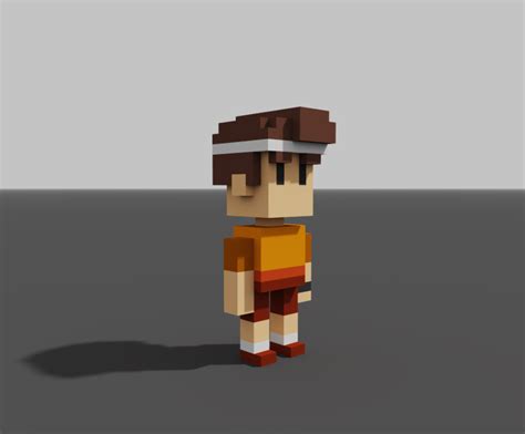 Voxel Character on Behance