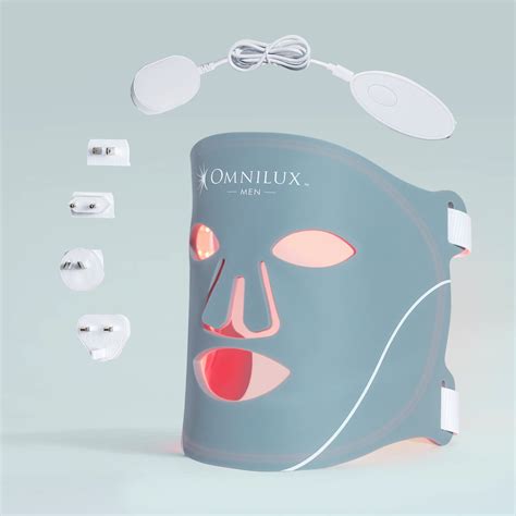 Omnilux Men LED Face Mask | Men's Skin Rejuvenation | FDA Approved ...
