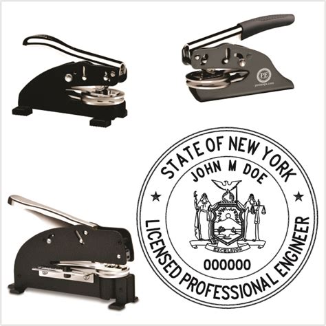 New York Professional Engineer Stamp Pe Stamp