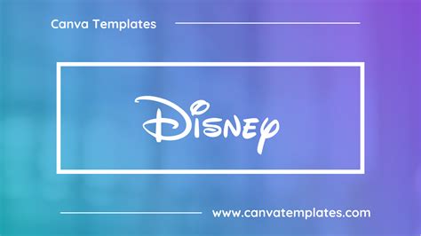 Disney Font in Canva Templates