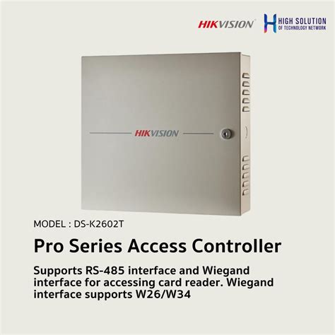 Ds K2602t Hikvision Pro Series Access Controller