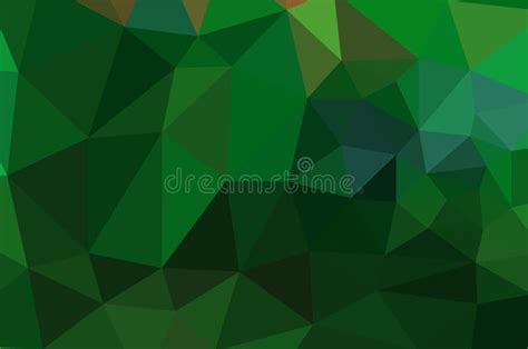 Dark Green Geometric Pattern Triangles Polygonal Design for Web and ...