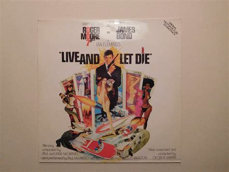 Live and Let Die soundtrack LP Original Movie Poster 12" LP record ...