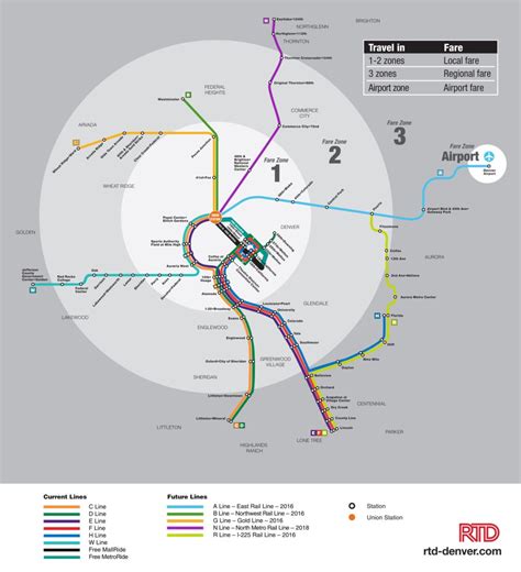 Transit Maps: Submission – Future Official Map: Denver RTD Rail Map for ...