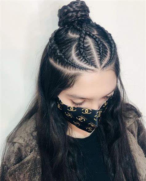 18 Stylish Cornrow Updo Hairstyles The Glossychic