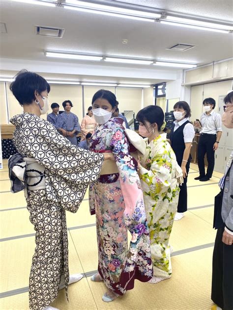 2023911「織田きもの専門学校」を訪ねました 明德学院日本語学校