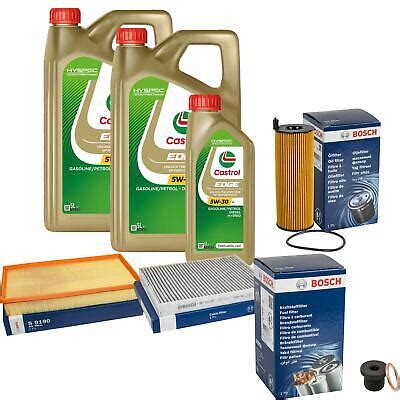 Bosch Inspection Set 11 L Castrol Edge FST 5W 30 Ll Pour Pour VW EBay