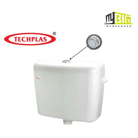 TECHPLAS SINGLE FLUSH PUSH BUTTON CISTERN 1102 SF MyBig Warehouse