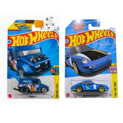 Hot Wheels Hw Art Cars Mailed It And Hw The S Porsche Carrera