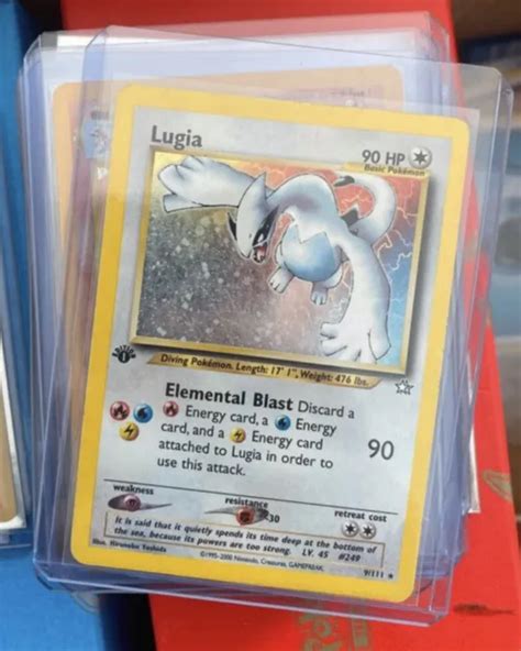 Carte Pok Mon Holo Lugia N O Genesis Edition Fran Ais Wizards