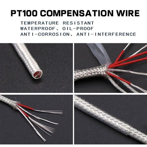 PT100 Compensation Wire Teflon Silver Plated Shielded Signal Wire 2