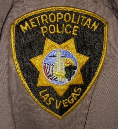 Nevada Collectibles Metropolitan Las Vegas Nevada Police Shoulder Patch