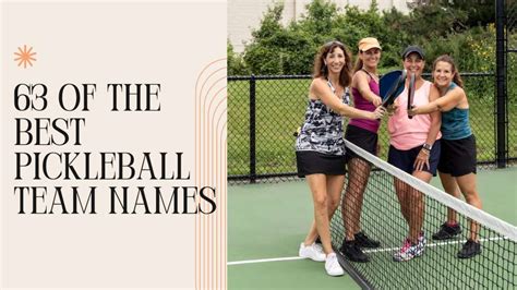 63 Best Pickleball Team Names For Your 2023 Season