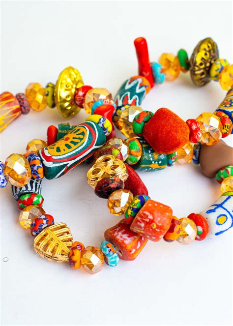 GHANA TRADE BEADS BRACELET SARAH KUENYEFU COLLECTION