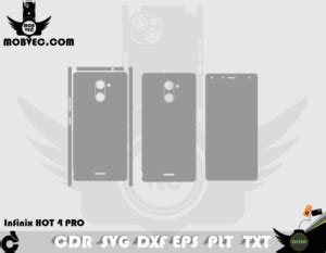 Infinix HOT PRO Skin Cut Template Vector VectorGi Digital Market