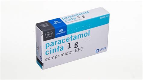 Paracetamol Cinfa G Comprimidos Efg Comprimidos Precio