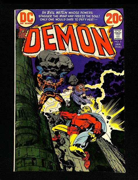 Demon 5 Merlin S Word Demon S Wrath Jack Kirby Cover Art Full