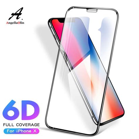 6d Curved Edge Tempered Glass For Iphone 11 Pro Xs Max Xr X 10 7 8 6 6s