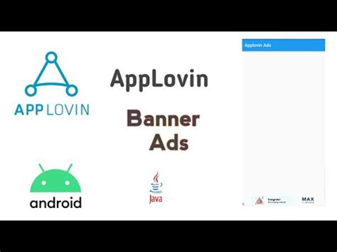 How To Integrate Applovin Banner Ads In Your Android App Youtube