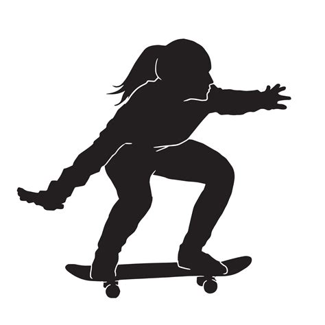 Skater Girl Silhouette Atelier Yuwa Ciao Jp