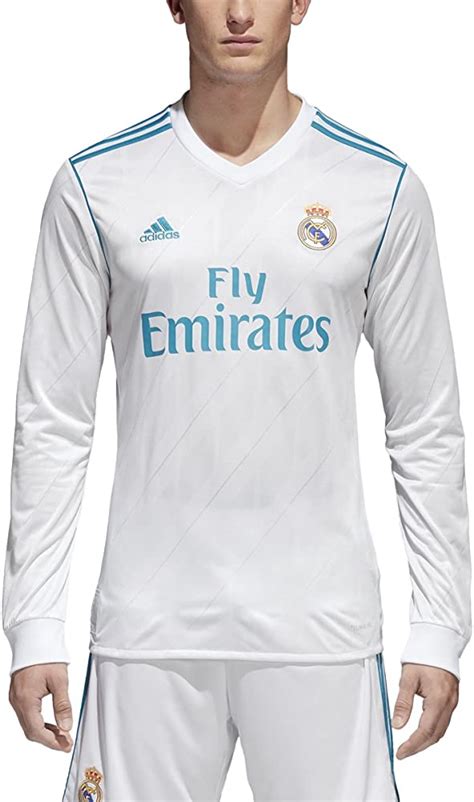 Camiseta Manga Larga Adidas Real Madrid 2022 2023 Blanca Futbolmania