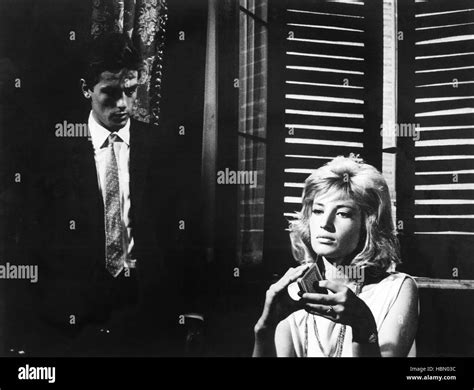 Eclipse Aka Eclisse Alain Delon Monica Vitti Stockfotografie