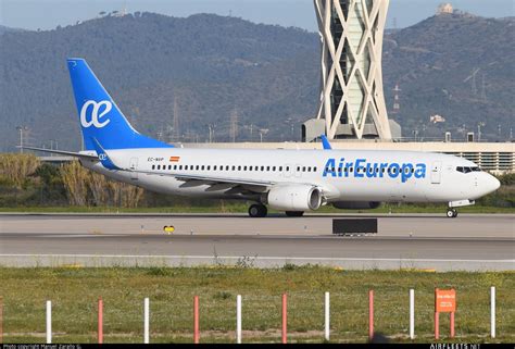 Air Europa Boeing Ng Max Ec Nvp Photo Airfleets Aviation