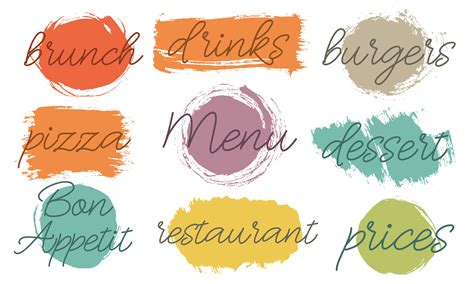 Text menu By Arina Pictures | TheHungryJPEG