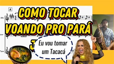 Como tocar Voando pro Pará da Joelma partitura Eu vou tomar