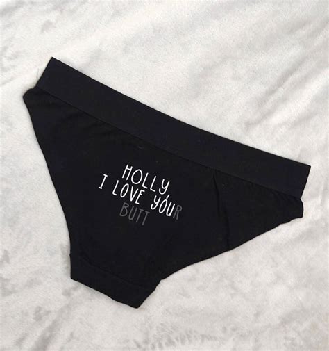 I Love Your Personalised Underwear By Solesmith