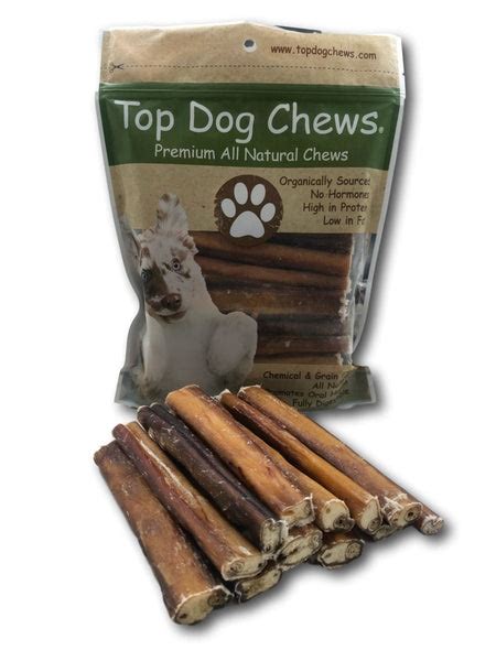 All Natural Bully Stick Dog Chews from Top Dog Chews