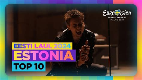 Eesti Laul 2024 Estonia Top 10 Eurovision 2024 YouTube