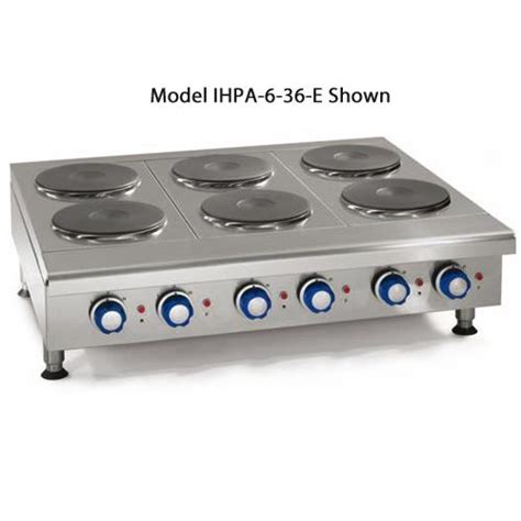 Imperial IHPA 6 36 E 36 Electric Hot Plate W 6 Burners ETundra