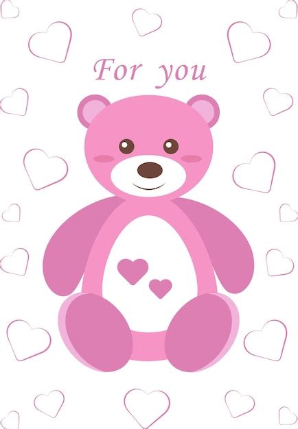 Premium Vector Illustration Of A Postcard For February 14 Valentine