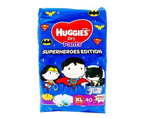 Huggies Diapers Dry Pants Superheroes Edition Justice League Xl Pants