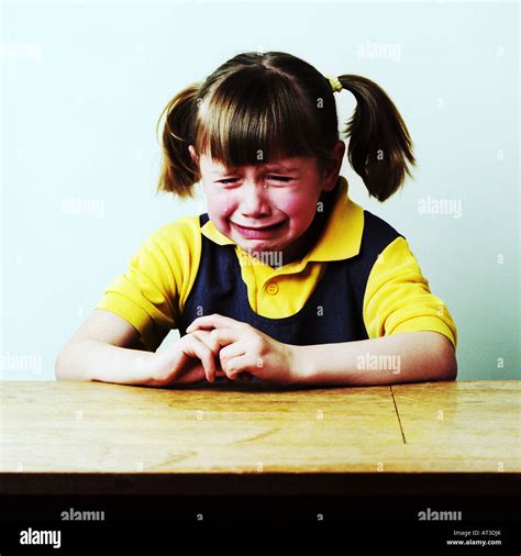 A School Girl Crying Stock Photo Royalty Free Image 16189482 Alamy