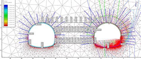 Occurrence of collapse in the right tunnel and its effects on the left ...