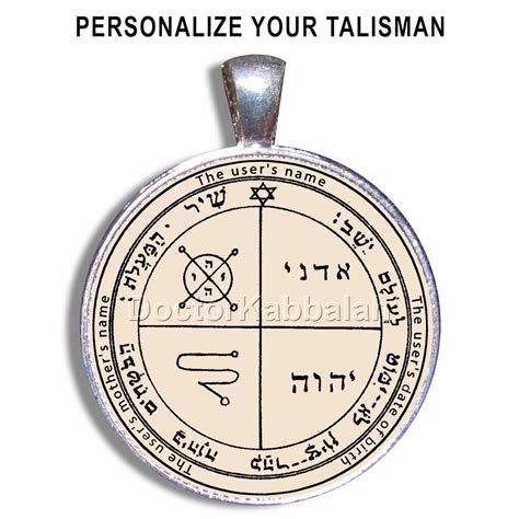 Kabbalah Amulet For Protection Against Enemies On Parchment Ancient