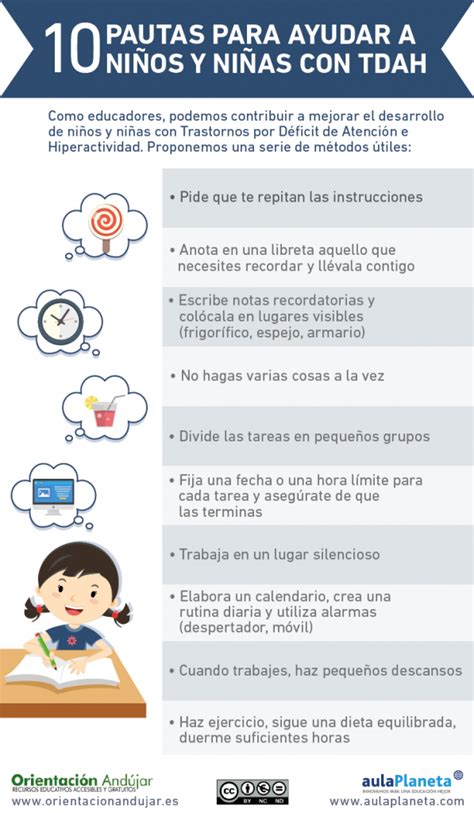 Educacion Pautas Para Trabajar Con Ninos Con Tdah En El Aula Rainy