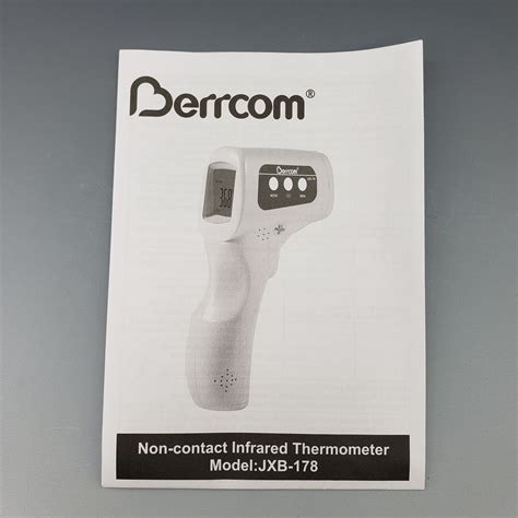 Berrcom Jxb 178 Non Contact Handheld Infrared Forehead Thermometer