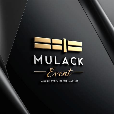 Luxury Redefined MULACK EVENT Logo in 16K Detail | Premium AI-generated ...
