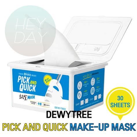 Qoo Dewytree Pick And Quick Makeup Mask Ea Moisture Skin Care