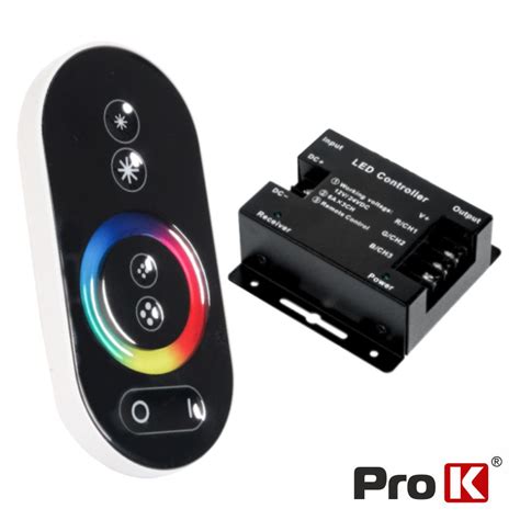 Cfl Rgb Controlador P Fita Leds Rgb V C Comando Touch Prok