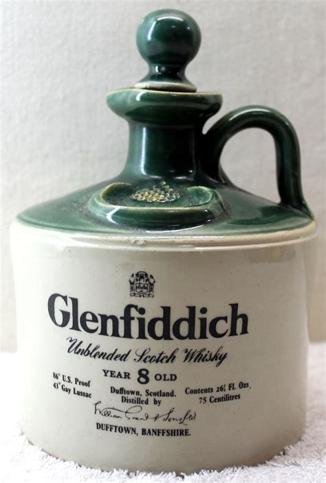 Glenfiddich Stoneware Jug Scotch Whisky