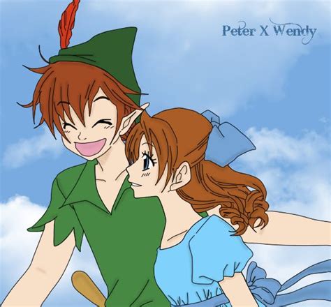 Peter X Wendy Fly Peter Pan Peter Pan And Tinkerbell Peter Pan Disney