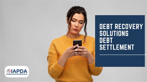 Debt Recovery Solutions Debt Settlement Guide Iapda Certification