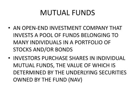 Ppt Mutual Funds Powerpoint Presentation Free Download Id1611361