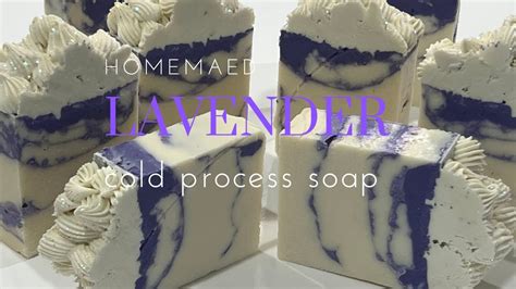 Diy How To Make Lavender Cold Process Soap Homemade Cold Lavender Soap Youtube