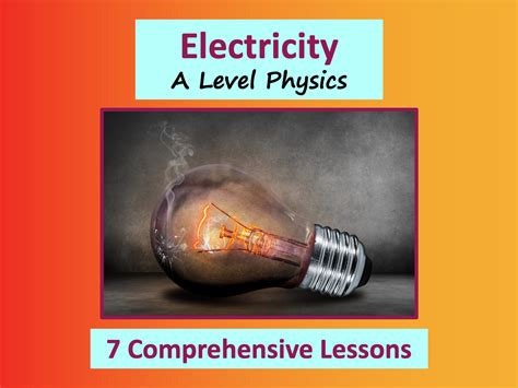 Electricity A Level Physics Teaching Resources