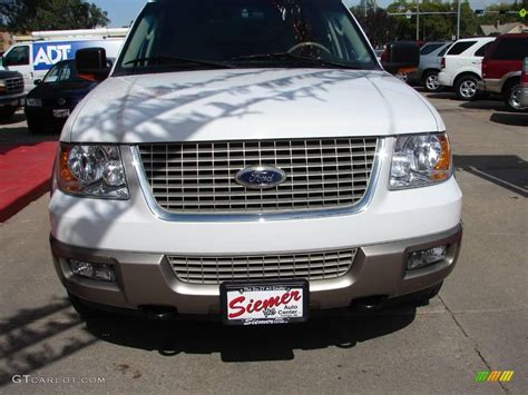 2003 Oxford White Ford Expedition Eddie Bauer 4x4 18571882 Photo 4 Car Color